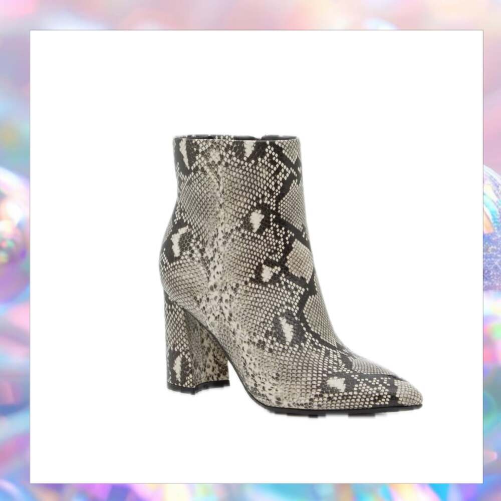 Marc Fisher Women's Gayle's Botties Animal Print Size 6 New